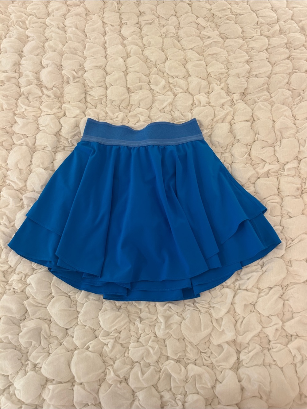 lululemon athletica Royal Blue Tiered Skater Skirt